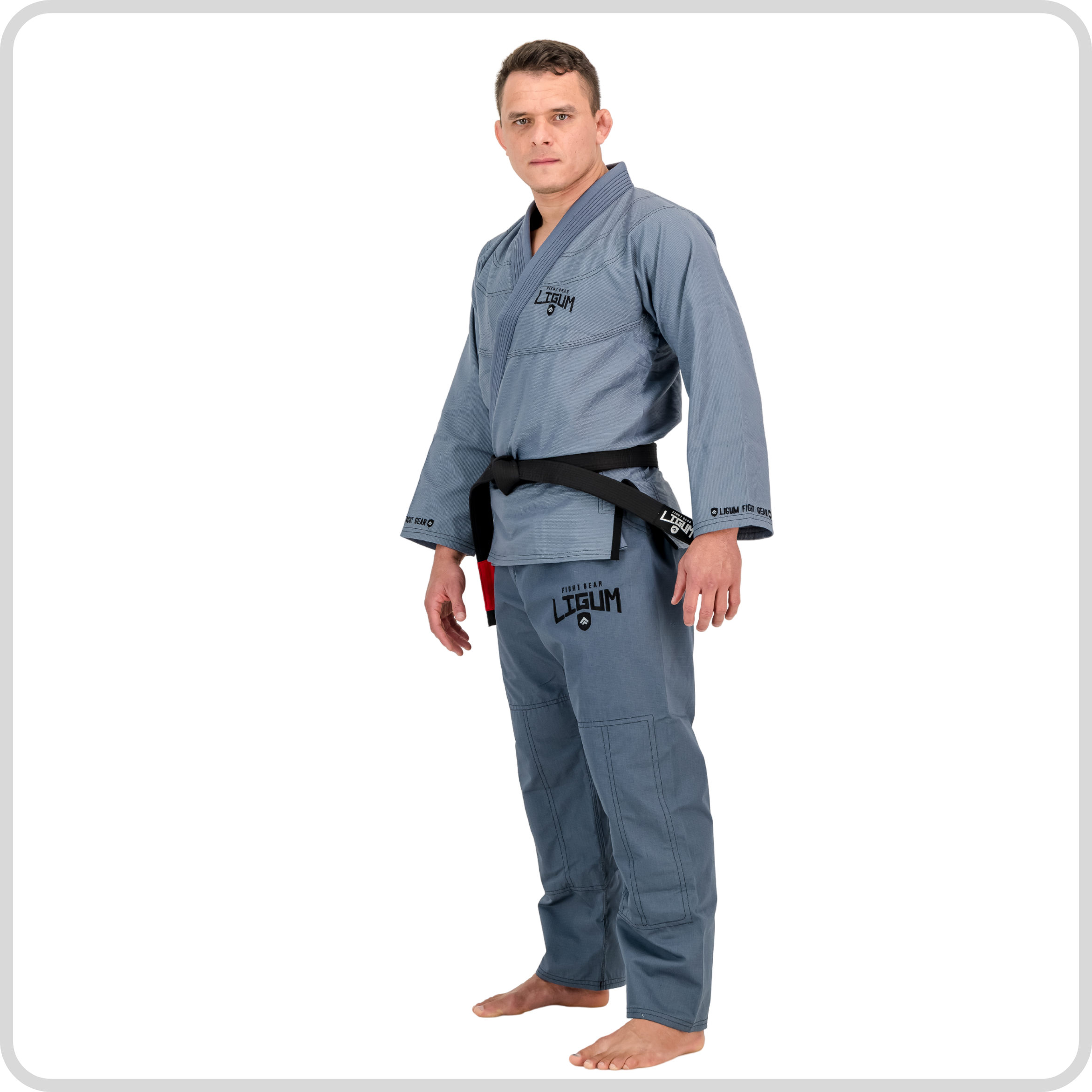 grappling gear 450GSM Dark Grey Jiu Jitsu Gi - Grappling