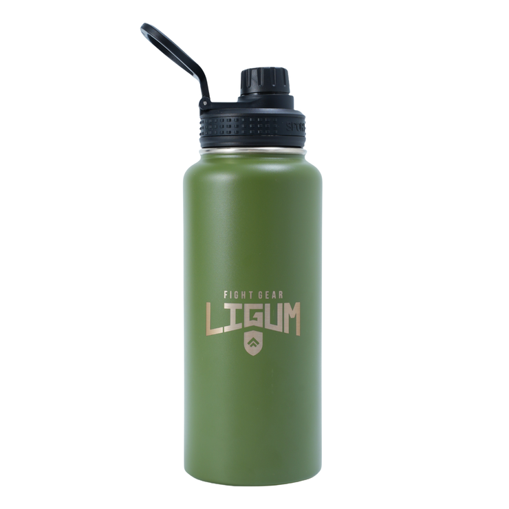1L Ludus Series - Vacuum Insulated Steel Water Bottle + Straw & Screw Lid
