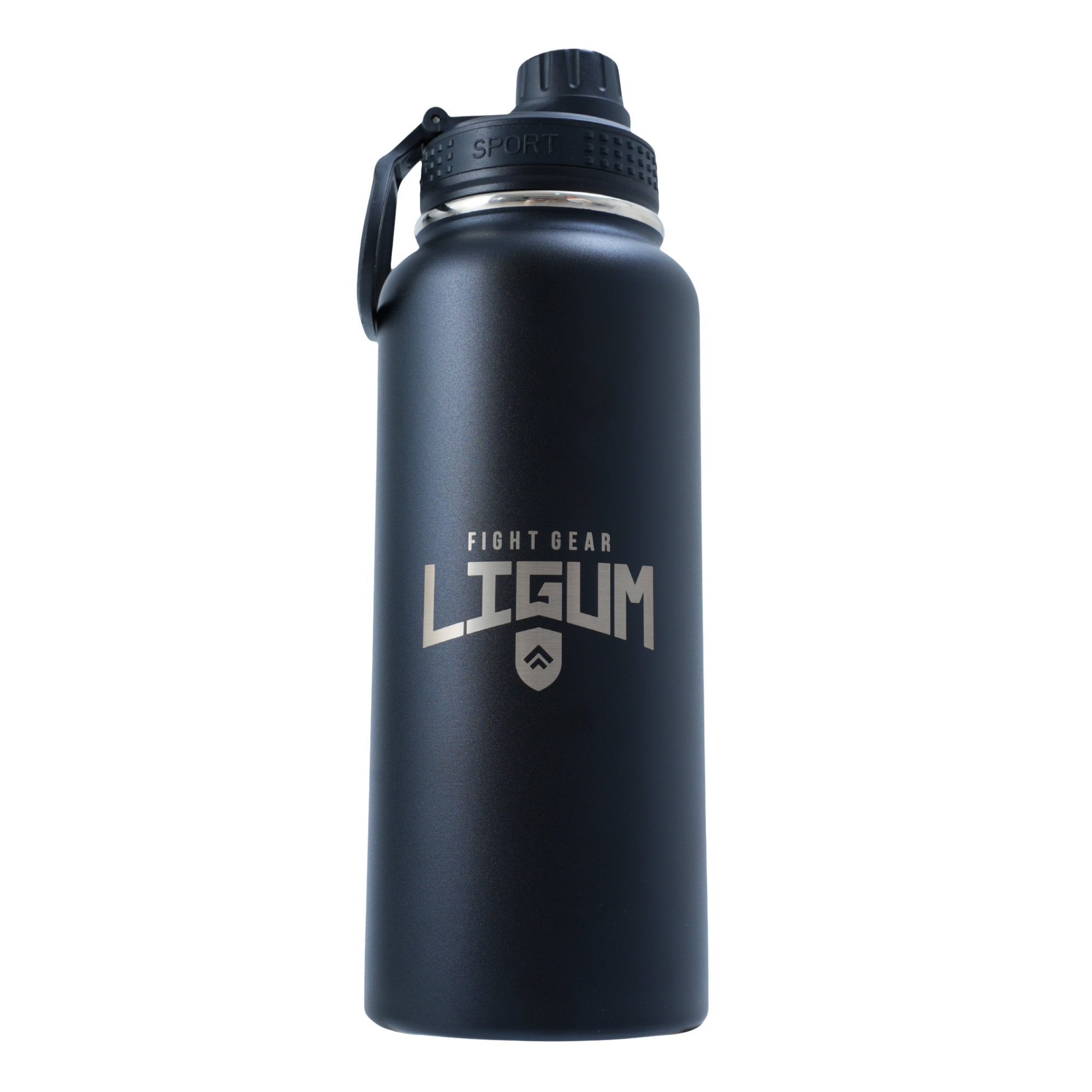 1L Ludus Series - Vacuum Insulated Steel Water Bottle + Straw & Screw Lid