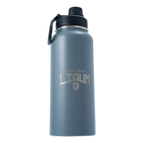 1L Ludus Series - Vacuum Insulated Steel Water Bottle + Straw & Screw Lid
