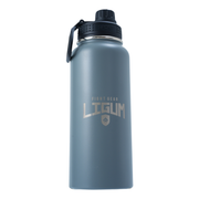 1L Ludus Series - Vacuum Insulated Steel Water Bottle + Straw & Screw Lid