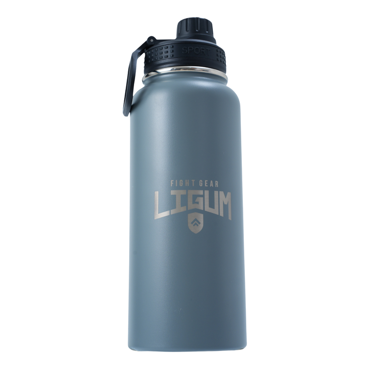 1L Ludus Series - Vacuum Insulated Steel Water Bottle + Straw & Screw Lid