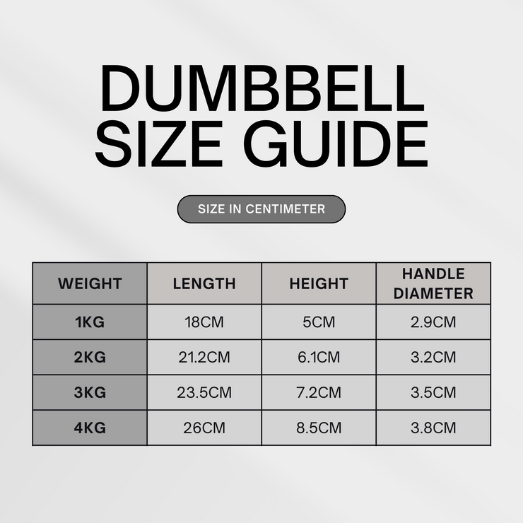 Shadow Series - Bone Dumbbells - Neoprene Coated Cast Iron