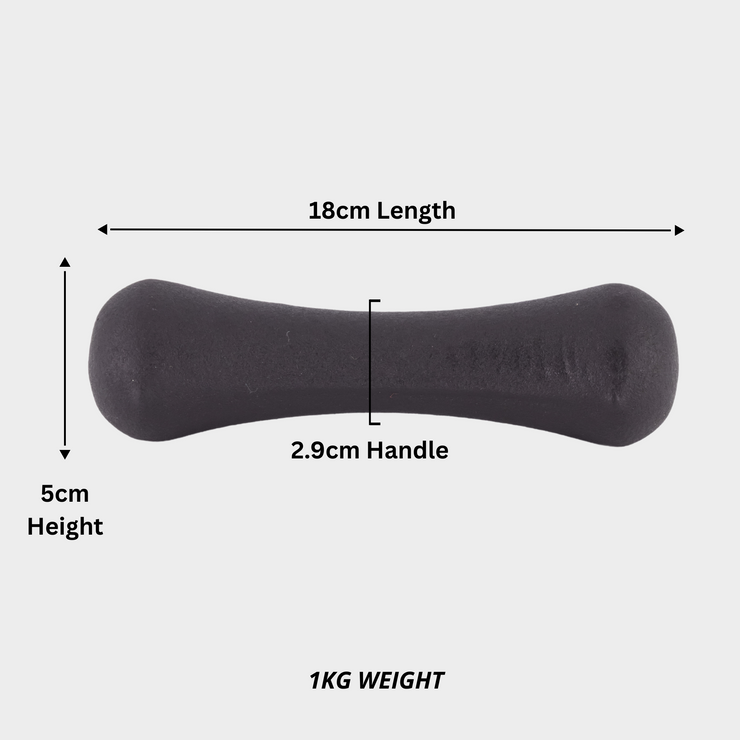 Shadow Series - Bone Dumbbells - Neoprene Coated Cast Iron