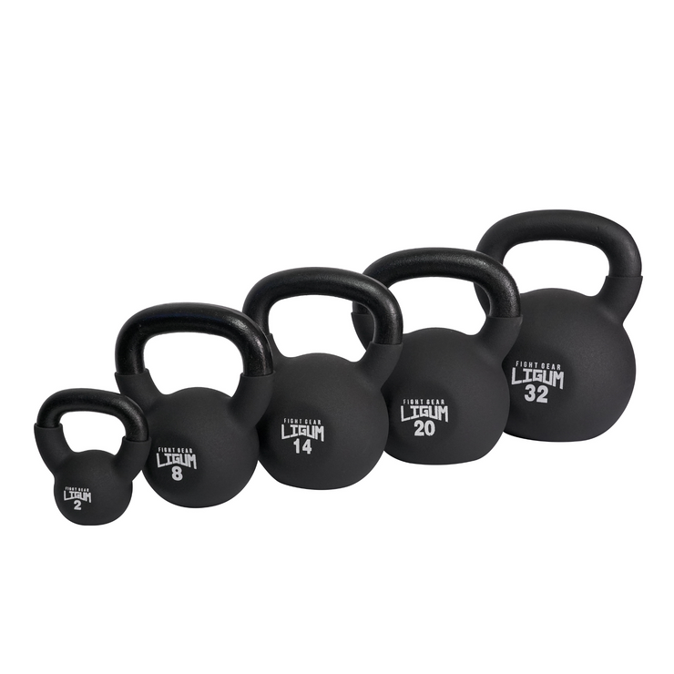Heavy Duty Kettlebells – Matte Neo Premium Protective Grip