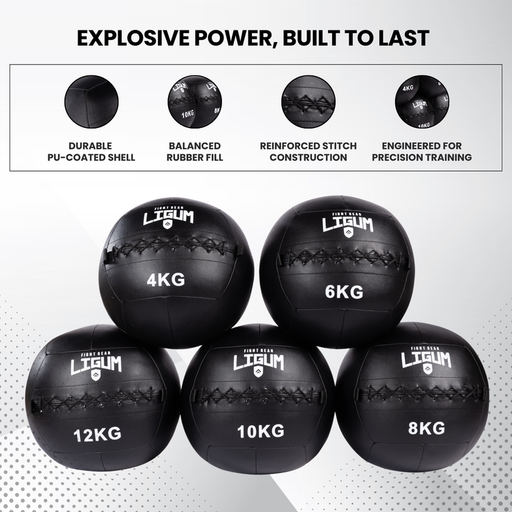 Wall Medicine Ball - High-Density Weighted Ball for Explosive Training