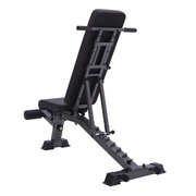 Ligum Industria Commercial Weight Gym Bench with Adjustable Backrest & Seat