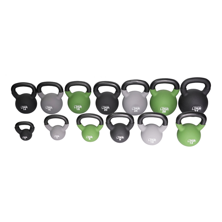 Heavy Duty Kettlebells – Matte Neo Premium Protective Grip