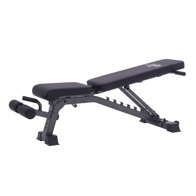 Ligum Industria Commercial Weight Gym Bench with Adjustable Backrest & Seat