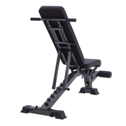 Ligum Industria Commercial Weight Gym Bench with Adjustable Backrest & Seat