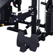 Commercial-Grade All-in-One Power Rack with Smith and Cable System