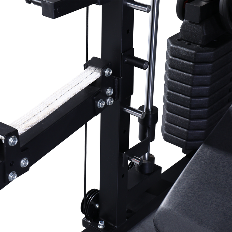 Commercial-Grade All-in-One Power Rack with Smith and Cable System