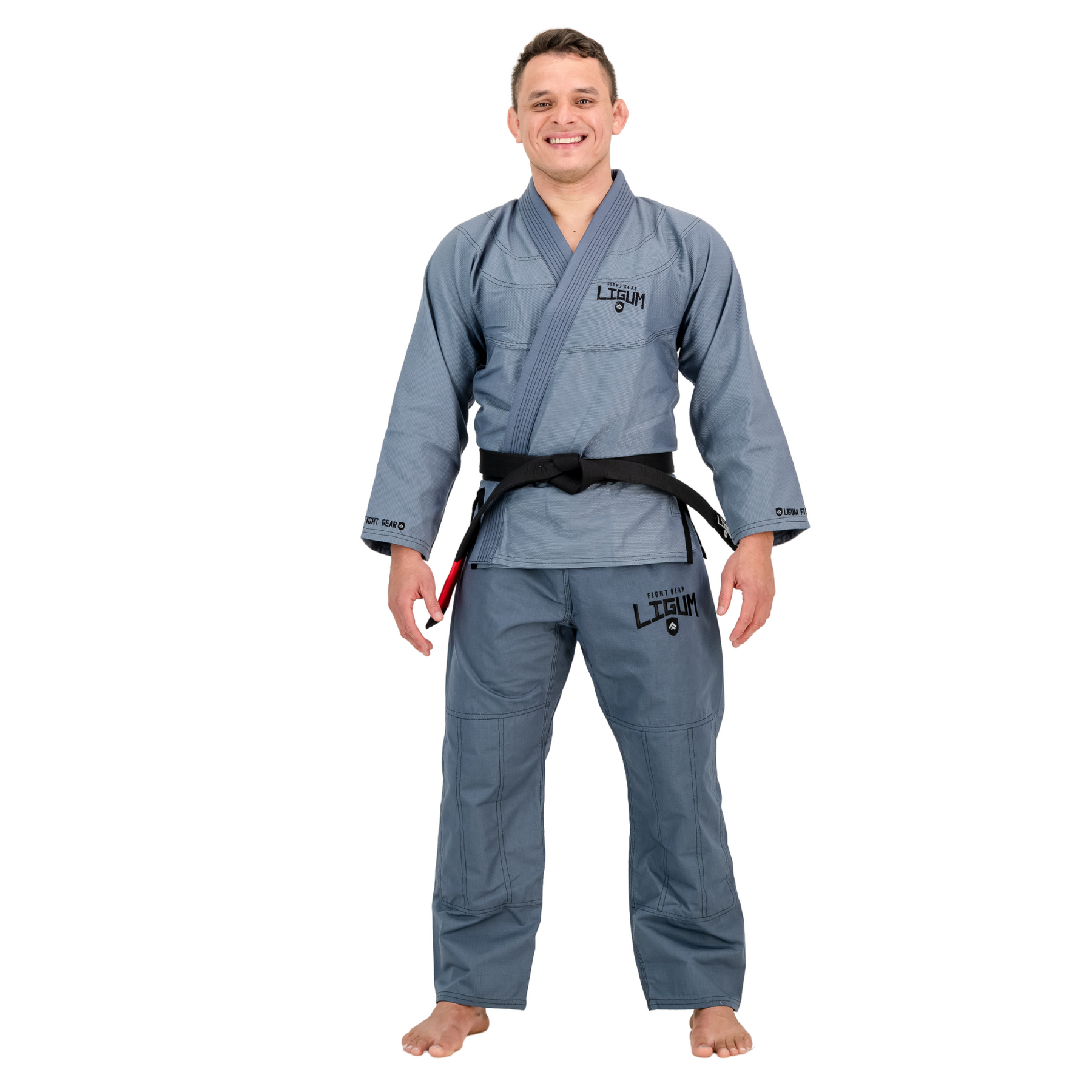 450GSM Dark Grey Jiu Jitsu Gi - Grappling - Competition Grade – Ligum ...