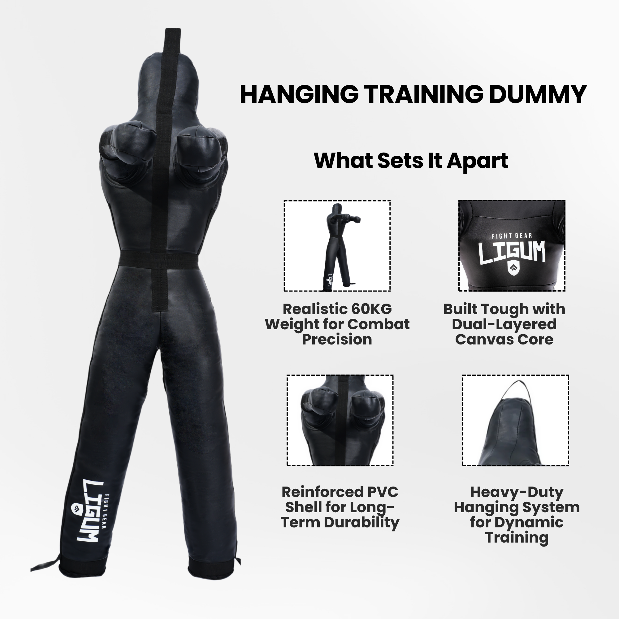 MMA Hanging Dummy – 1.7m – 60KG – Light Strike