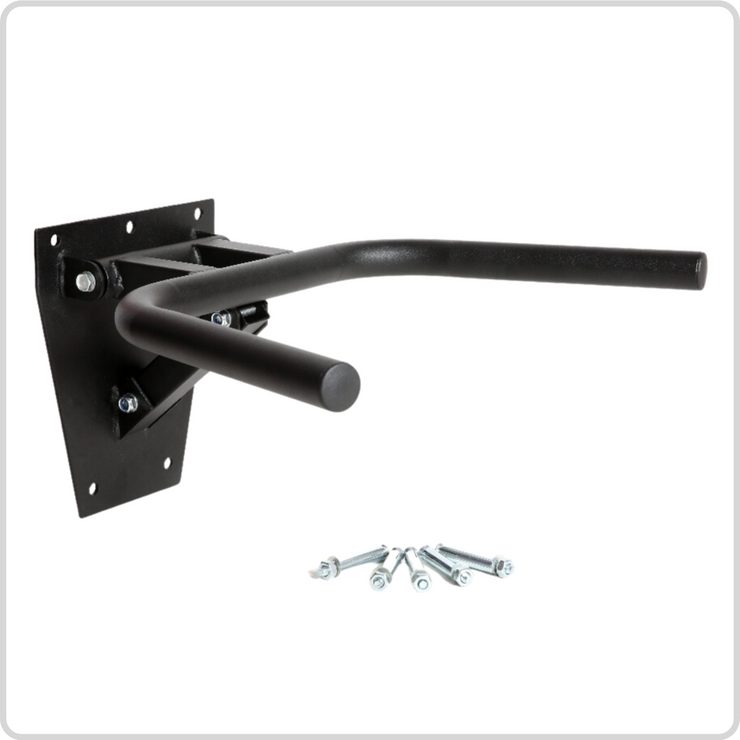 Wall-Mounted Tricep Dip Station – Heavy-Duty Steel Upper Body Trainer