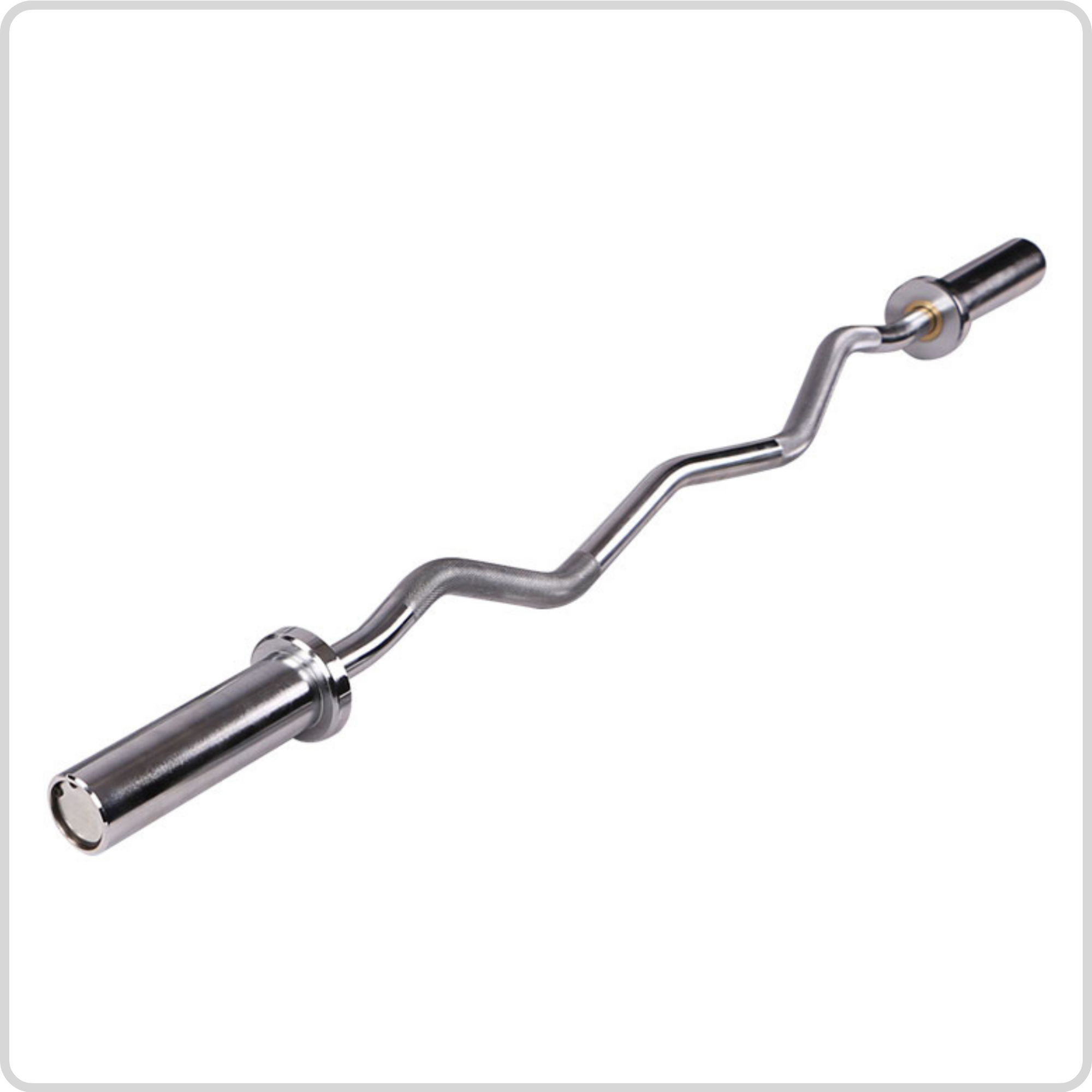 Olympic EZ Bar – 1.2m Barbell for Biceps & Triceps Strength Training