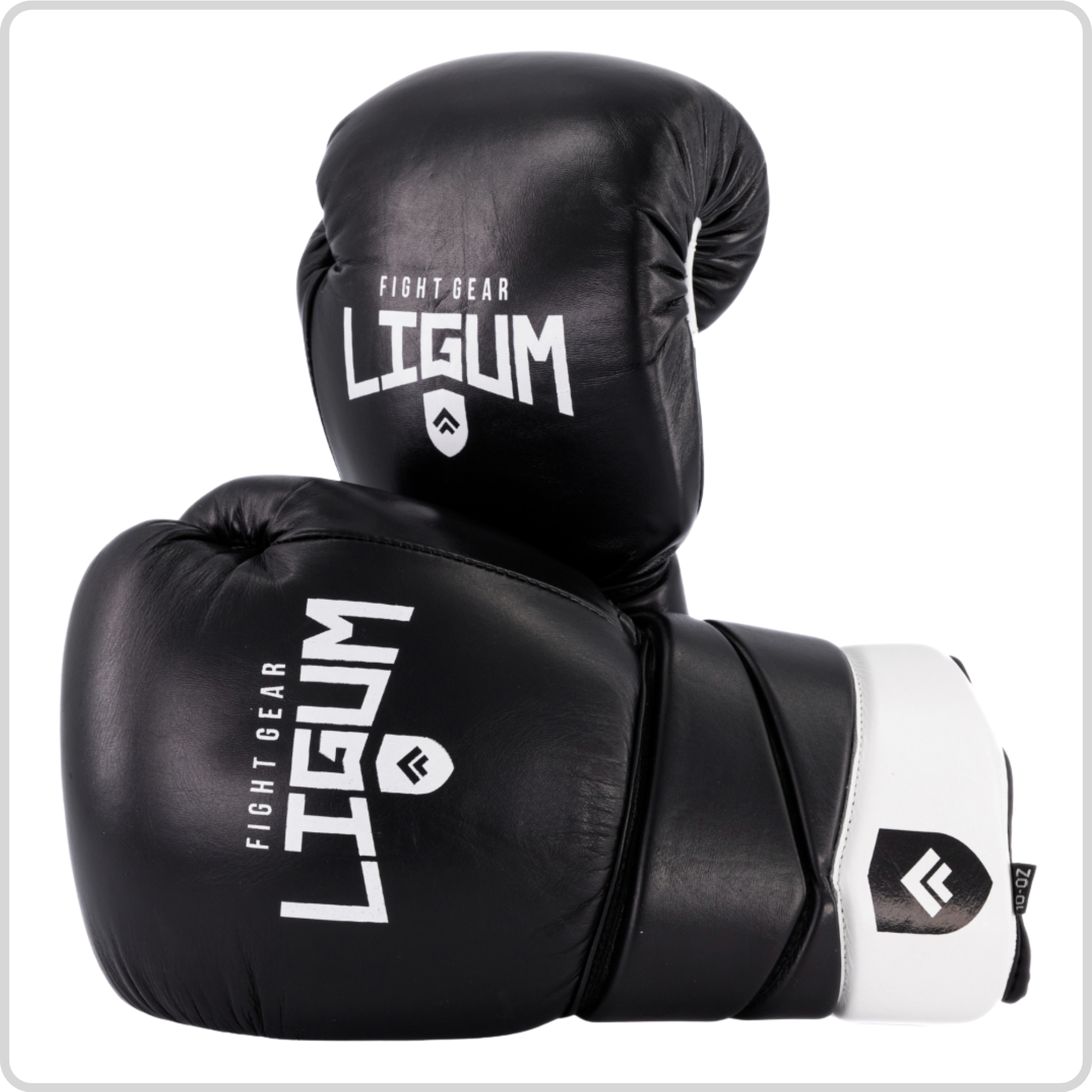 Traditional Lace Up Boxing Gloves - Genuine Leather and Bag