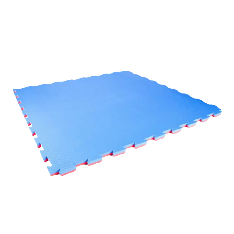 Tatami Interlocking Puzzle Mat - Red/Blue
