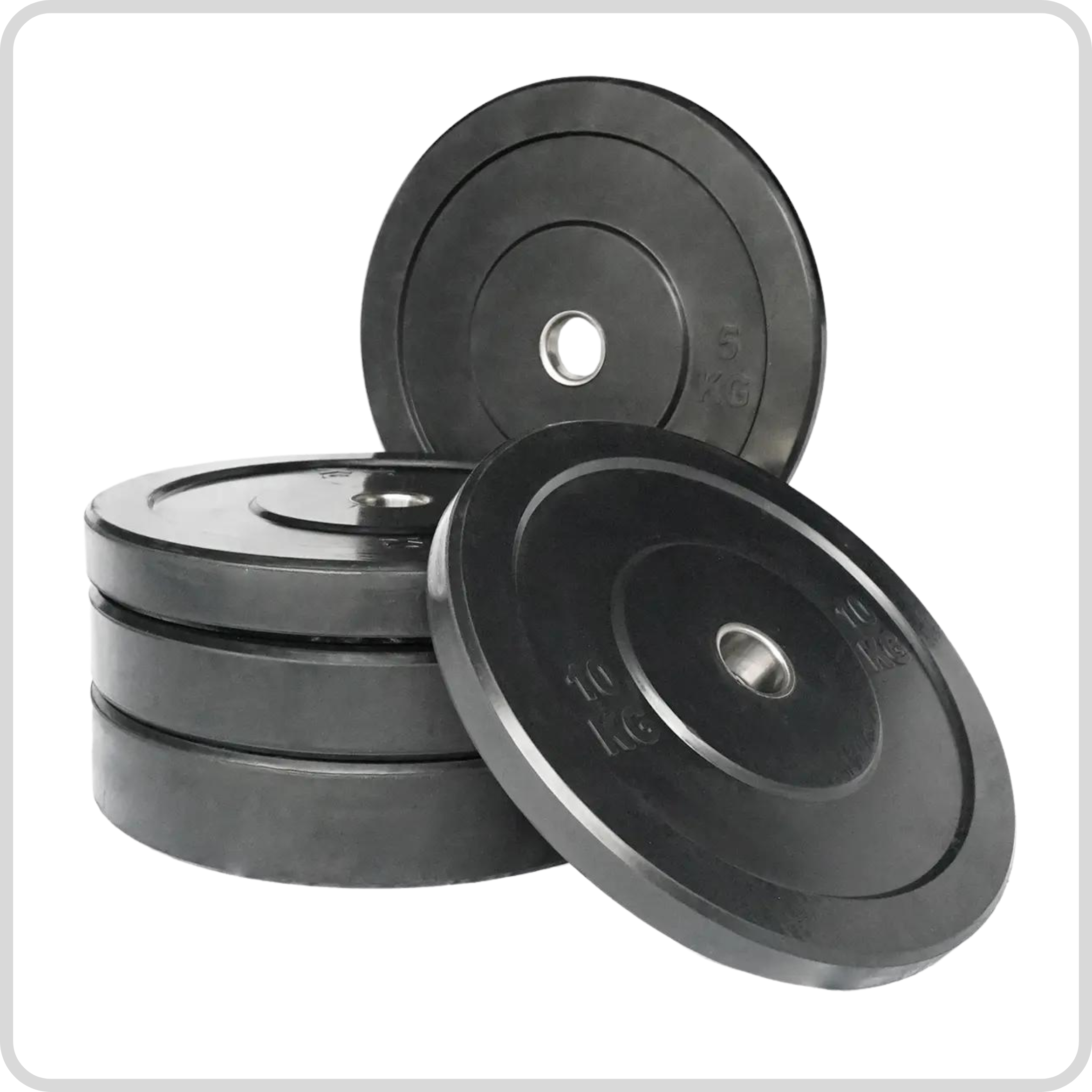 Olympic (5cm) Rubber Bumper Plate - PAIR