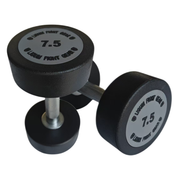 Commercial Heavy Duty Round Head Dumbbells - Urethane - 2.5KG to 40KG