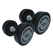 Commercial Heavy Duty Round Head Dumbbells - Urethane - 2.5KG to 40KG