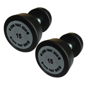 Commercial Heavy Duty Round Head Dumbbells - Urethane - 2.5KG to 40KG