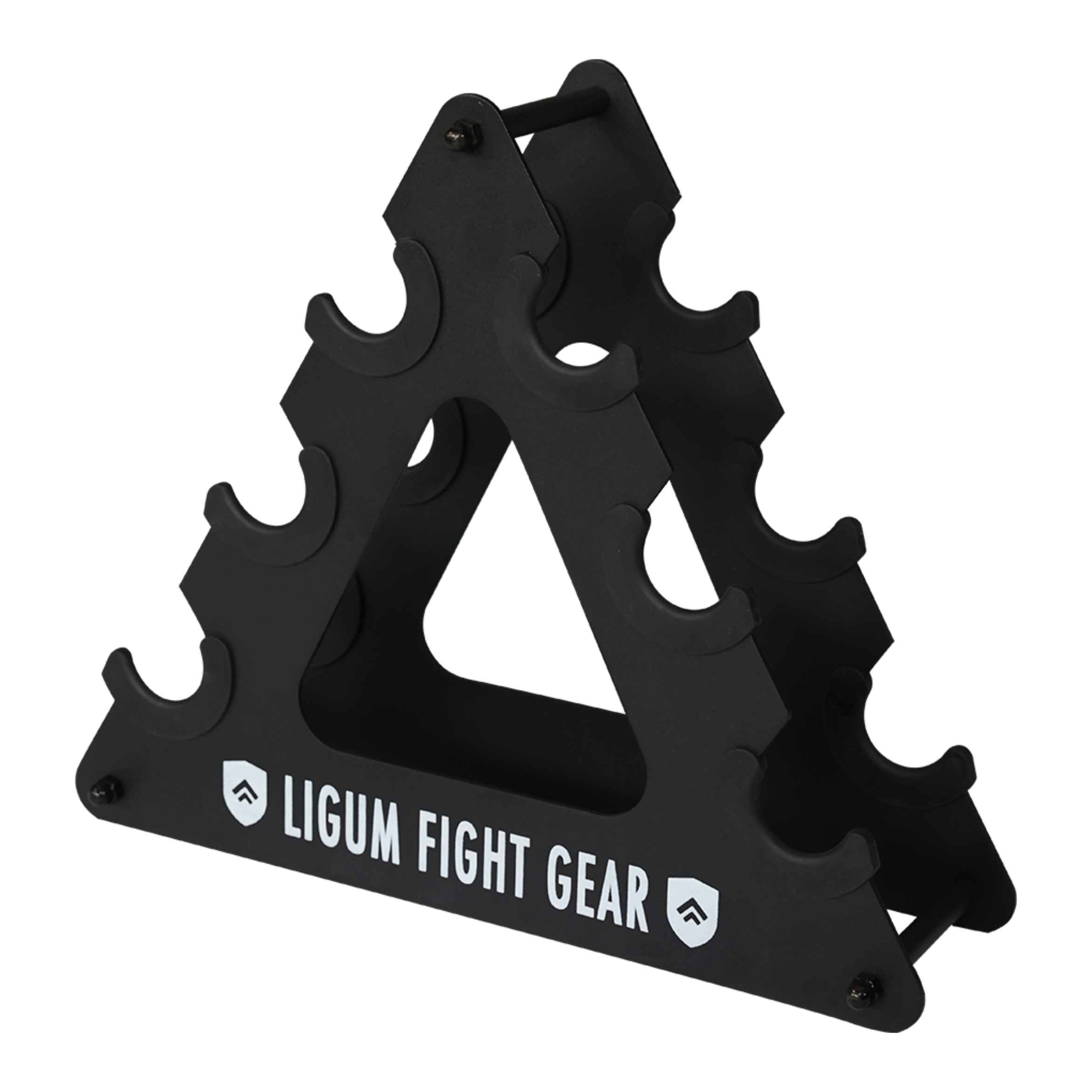 Solid Steel – Stability Shadow Dumbbell Rack + Reinforced PVC Protectors