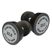 Commercial Heavy Duty Round Head Dumbbells - Urethane - 2.5KG to 40KG