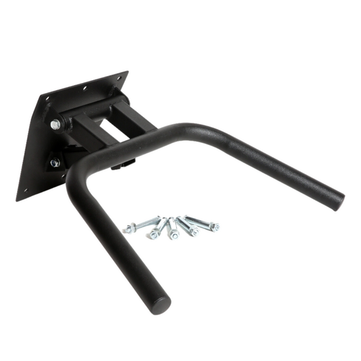 Wall-Mounted Tricep Dip Station – Heavy-Duty Steel Upper Body Trainer