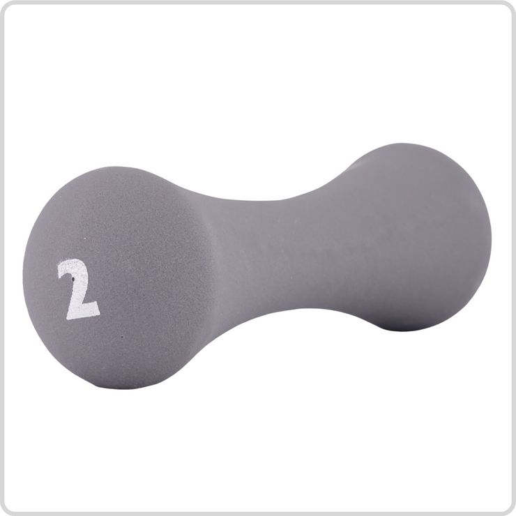 Shadow Series - Bone Dumbbells - Neoprene Coated Cast Iron