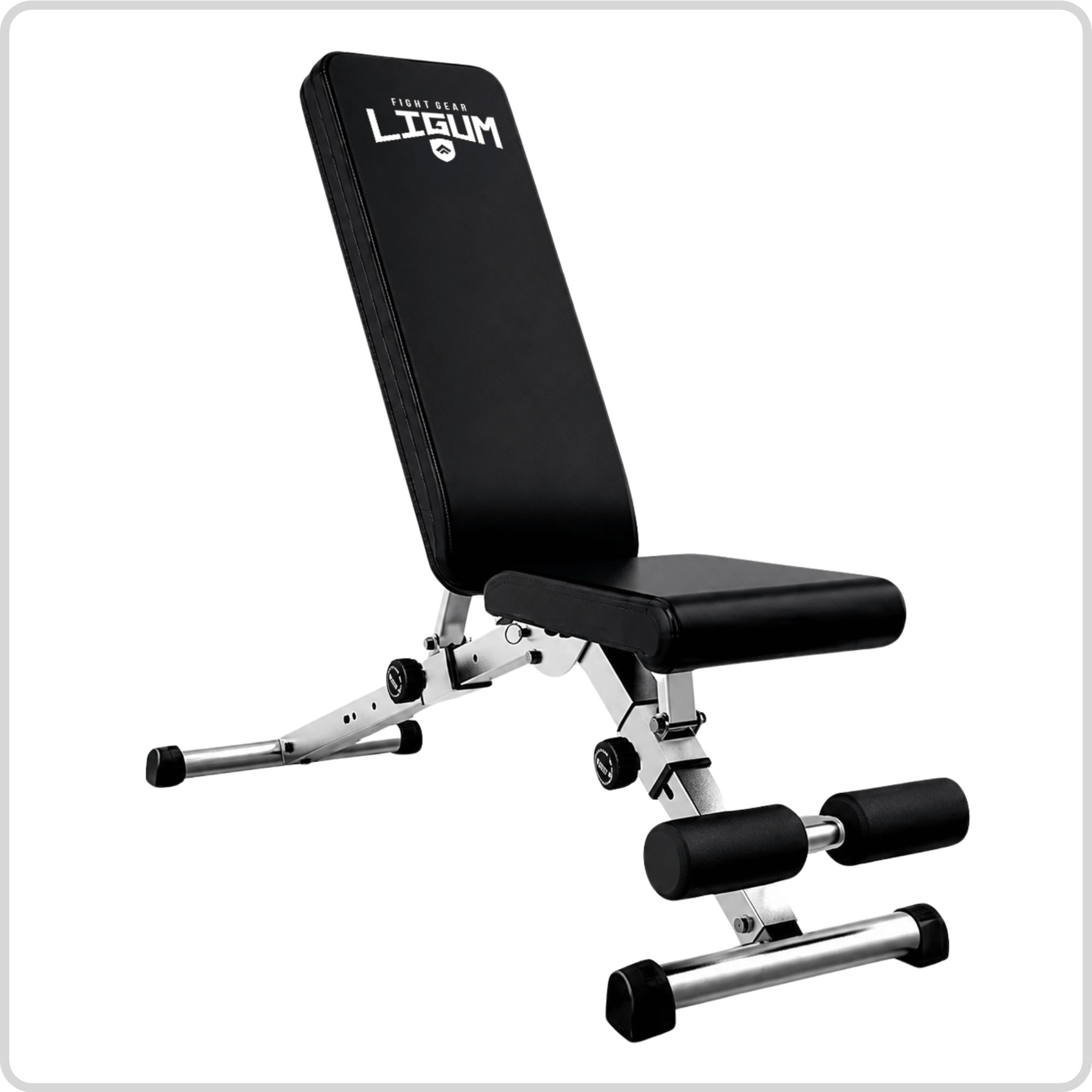 Adjustable Stability Weight Bench - Flat Incline Decline - 120kg Capacity