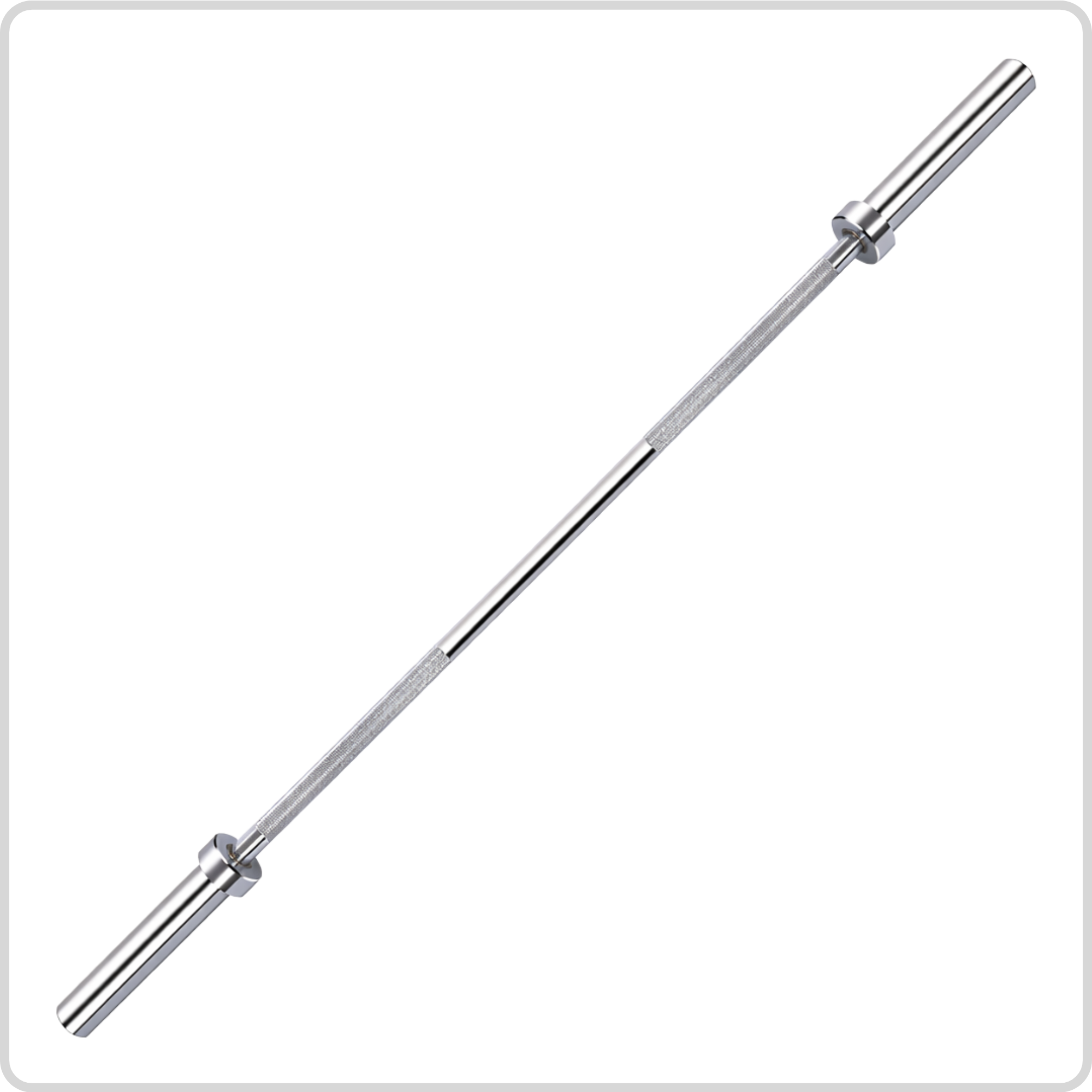 Olympic Weightlifting Barbell - 50mm - Strength Training - 200kg Capacity