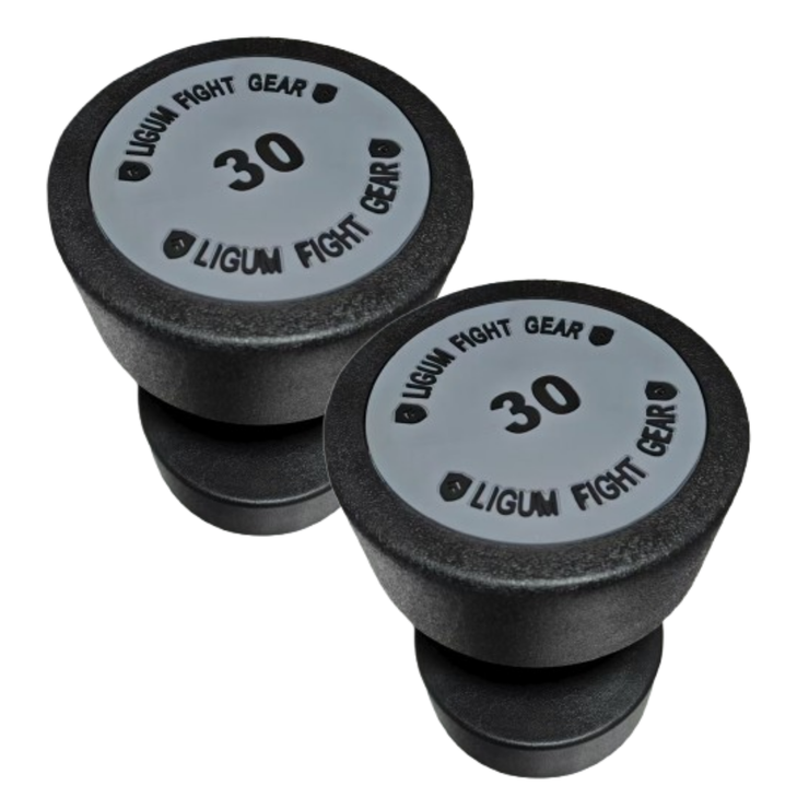 Commercial Heavy Duty Round Head Dumbbells - Urethane - 2.5KG to 40KG