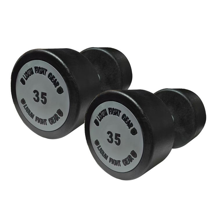 Commercial Heavy Duty Round Head Dumbbells - Urethane - 2.5KG to 40KG