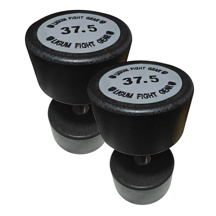 Commercial Heavy Duty Round Head Dumbbells - Urethane - 2.5KG to 40KG