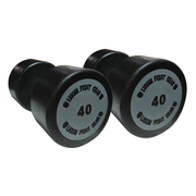 Commercial Heavy Duty Round Head Dumbbells - Urethane - 2.5KG to 40KG