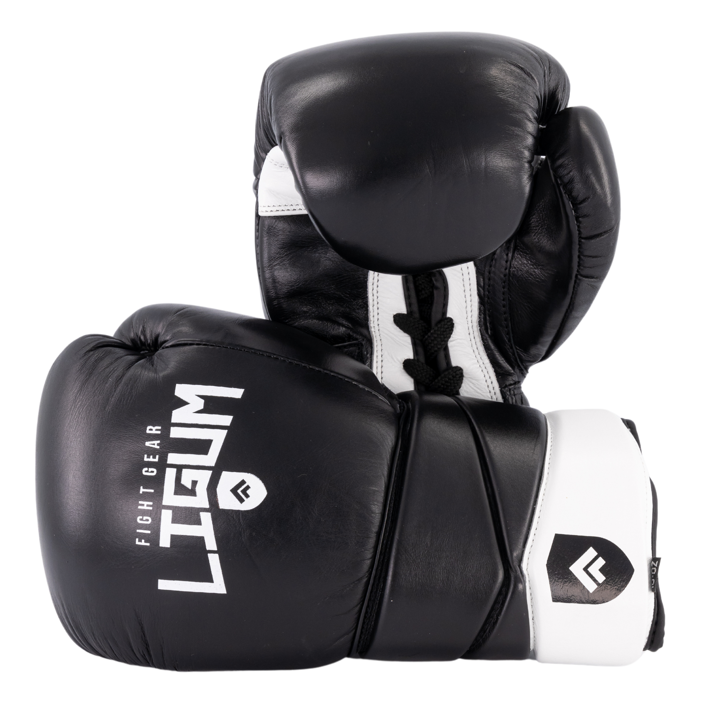Traditional Premium Leather Lace Up Boxing Gloves