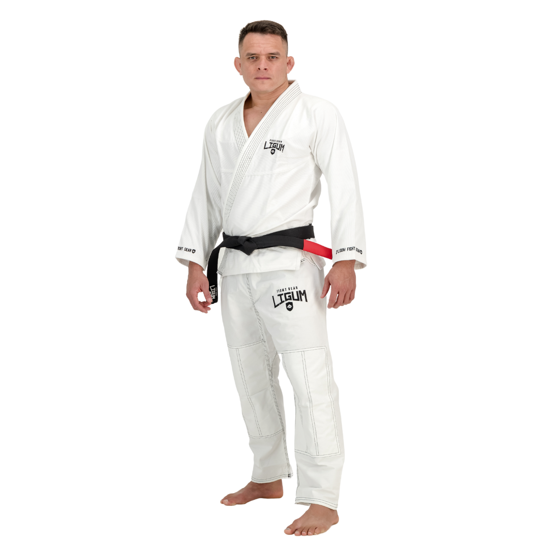 Competition Grade 450GSM Jiu Jitsu Gi - White – Ligum Fight Gear