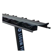 Commercial Round Head Dumbbell Rack – Reinforced Steel - Fitness Facility