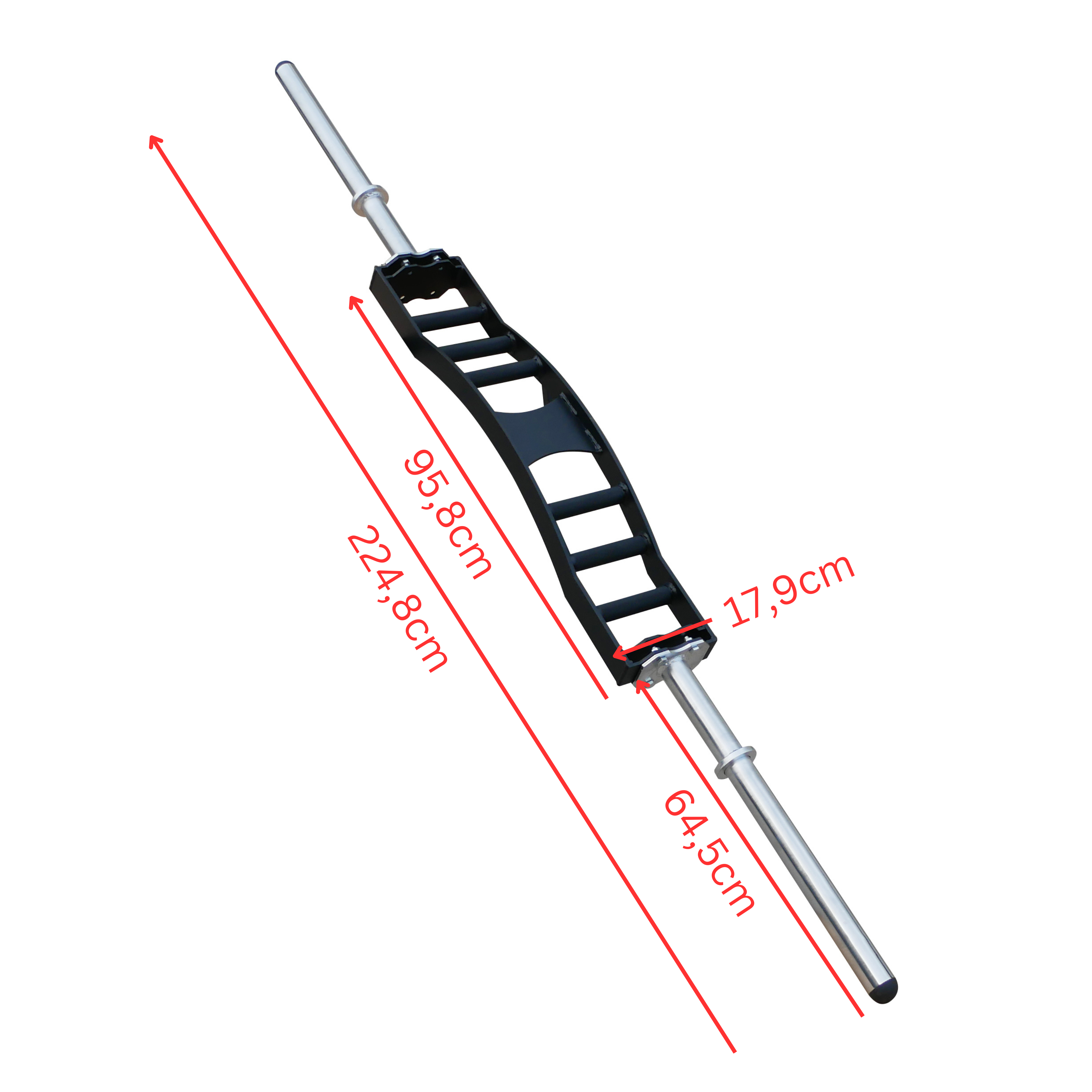 Stealth Black Swiss Barbell Bar