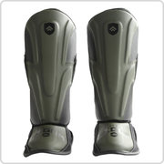 Praetor X-2 MMA Shin Pads - Leg Protective - Kick Boxing + Muay Thai - Black