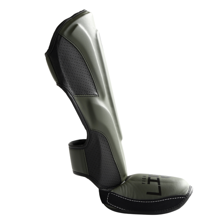 Praetor X-2 MMA Shin Pads - Leg Protective - Kick Boxing + Muay Thai - Black