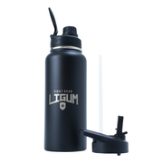 1L Ludus Series - Vacuum Insulated Steel Water Bottle + Straw & Screw Lid