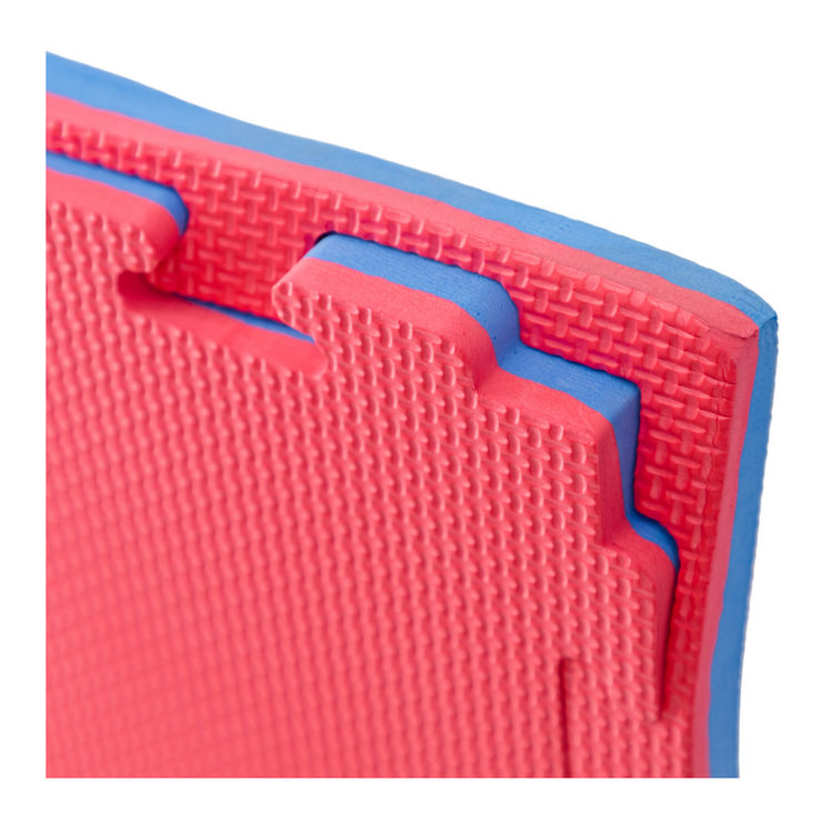 Tatami Interlocking Puzzle Mat - Red/Blue