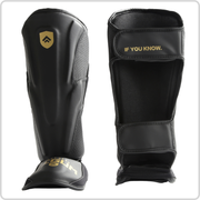 Praetor X-2 MMA Shin Pads - Leg Protective - Kick Boxing + Muay Thai - Black