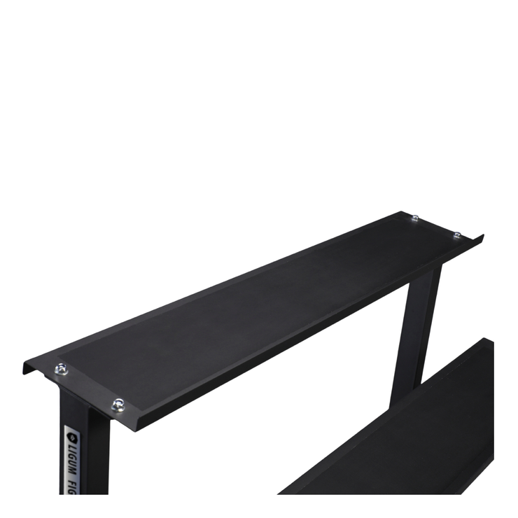 Commercial 2-Tier Kettlebell Dumbbell Rack – Steel Weight Storage Organizer