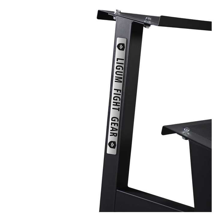 Commercial 2-Tier Kettlebell Dumbbell Rack – Steel Weight Storage Organizer