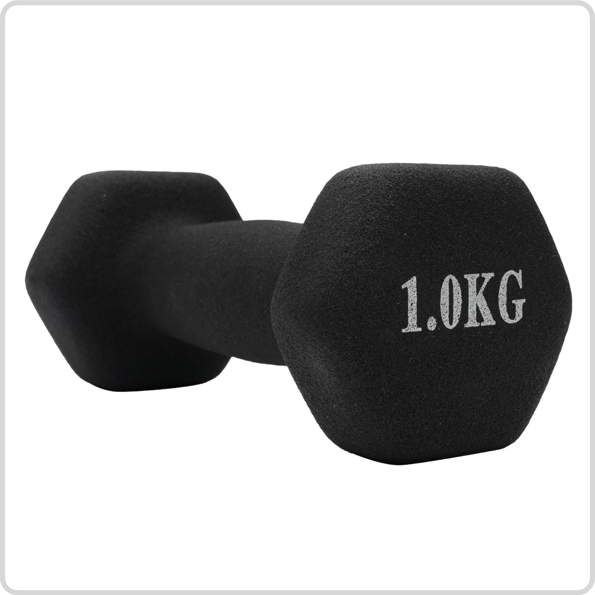 Neoprene Hex Dumbbell 1–10kg – Anti-Roll, Non-Slip - Dual Coated Tec - Singles or Pairs