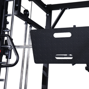 Commercial-Grade All-in-One Power Rack with Smith and Cable System