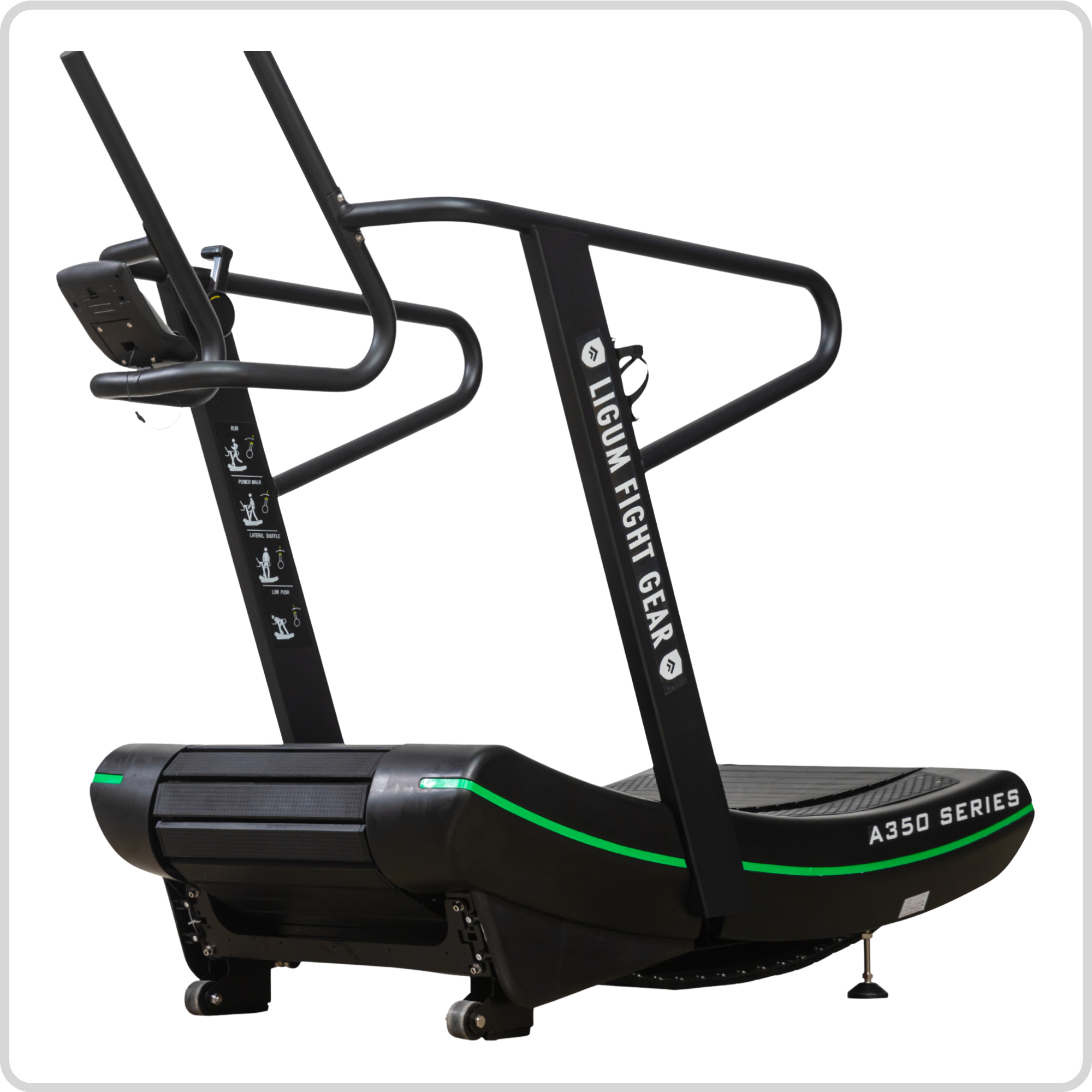 A-350 Curved Performance Treadmill - Sprint and Endurance Training - LFG